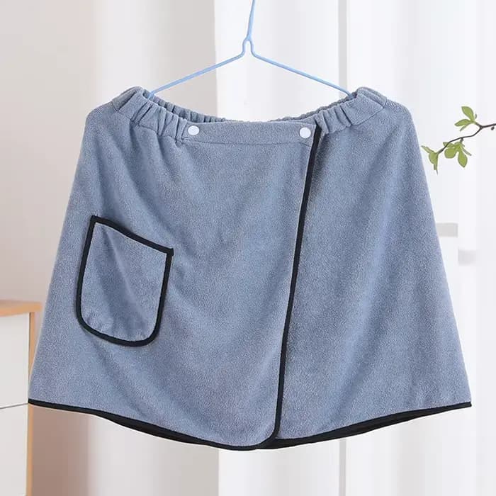 Jupe de bain à séchage rapide pour hommes – Serviette enveloppante en microfibre douce, légère et él