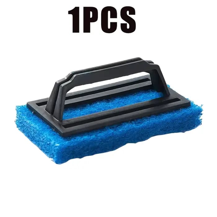Brosse éponge de nettoyage pour jacuzzi et piscine, accessoire de nettoyage de lignes avec poignée,