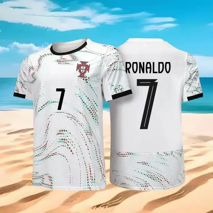 Maillot de football Ronaldo édition fan 2026 – Haut de sport léger et respirant pour l'entraînement