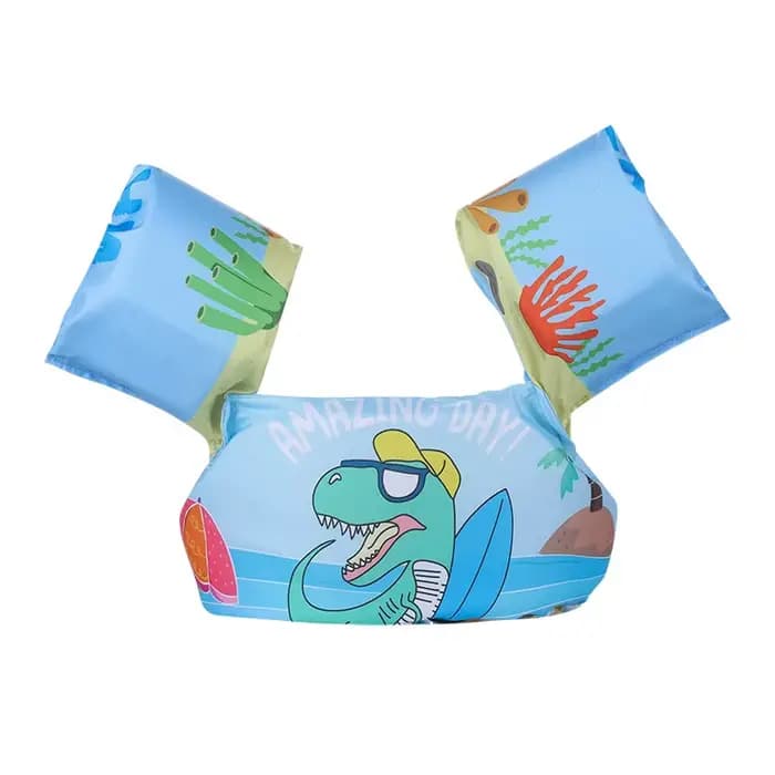 Maillot de bain à manches flottantes pour bébé, en mousse, sécurité réglable, entraînement à la nata