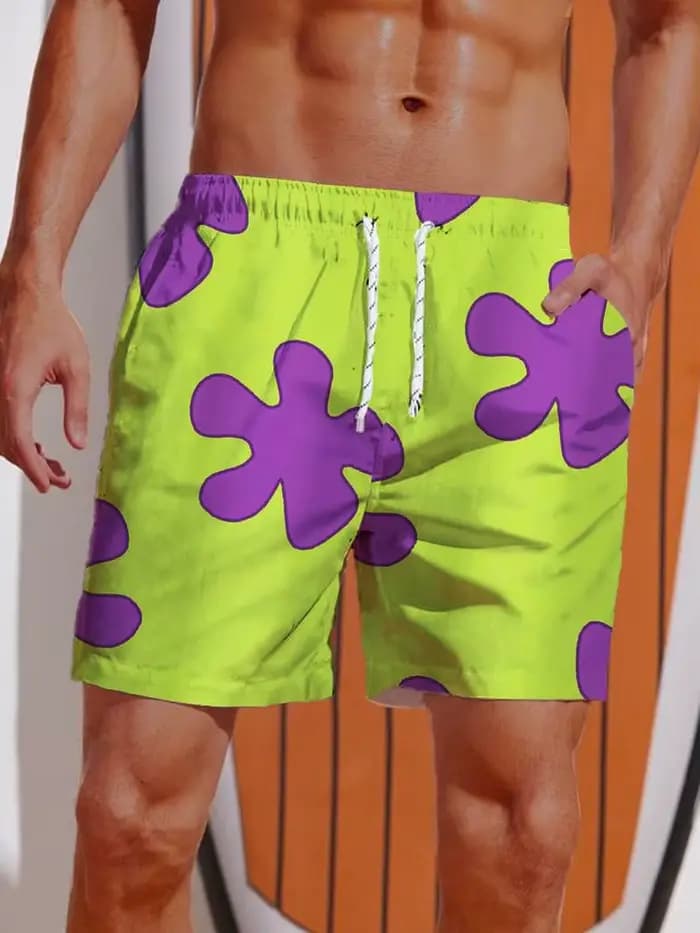 Shorts de bain et de sport 3D imprimés pour hommes et femmes, motif décontracté amusant, pour la pla