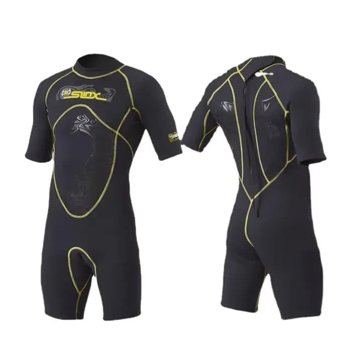 Combinaison de surf shorty à manches courtes pour homme, cerf-volant, kiteing, kayak, natation, 3mm