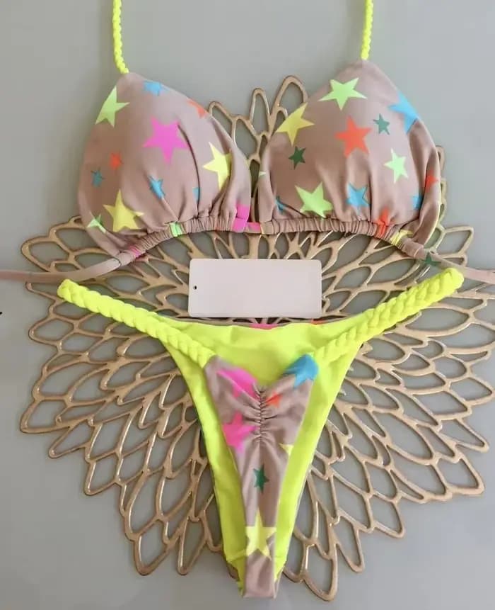 Nouveau Bikini femmes maillot de bain plage vacances maillots de bain imprimé léopard Sexy Bikini en