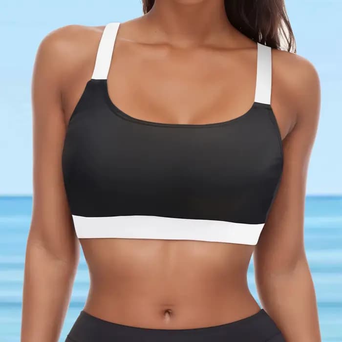 Été nouveau femmes maillots de bain hauts Push Up maillots de bain Yoga Sport soutien-gorge gilet Ta