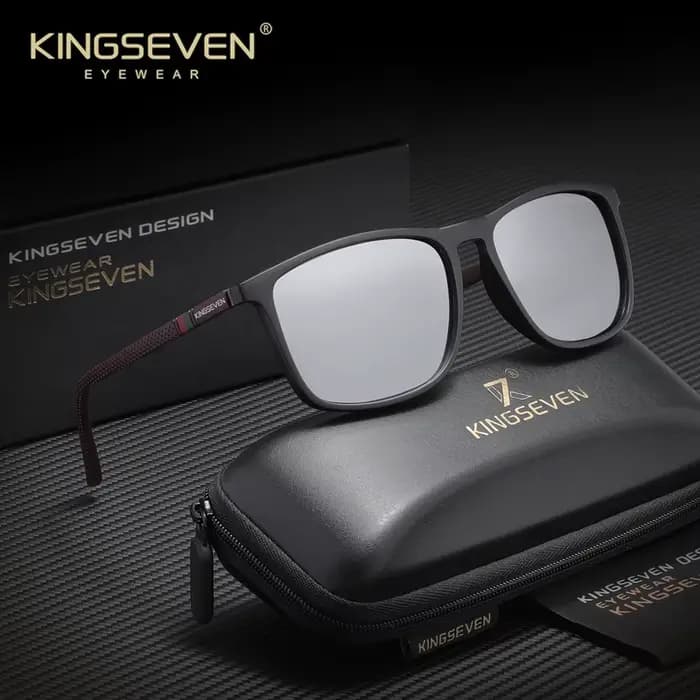 KINGSEVEN marque lunettes de soleil rectangulaires pour hommes femmes polarisées Anti-UV400 lunettes