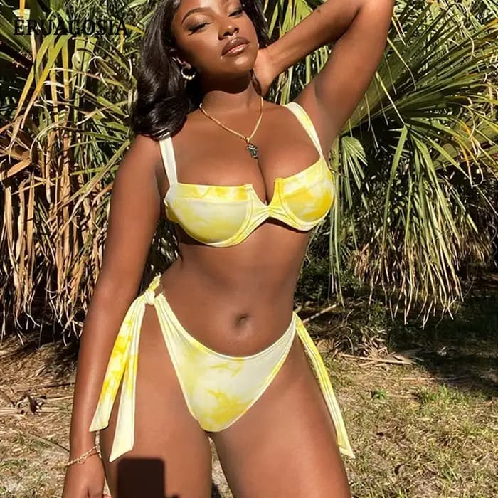 Maillots de bain bikinis sexy à armatures pour femmes, ensemble de bikini brésilien, maillots de bai
