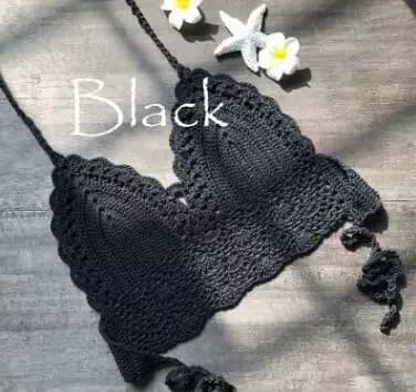 Maillot de bain crocheté pour femmes, haut Sexy en tricot fait à la main, haut court, camisole, sout