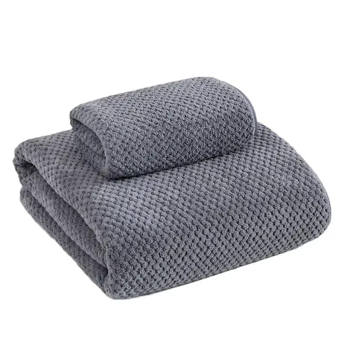 Boluoge grande serviette de bain, serviette de plage épaisse absorbant à séchage rapide, serviette d