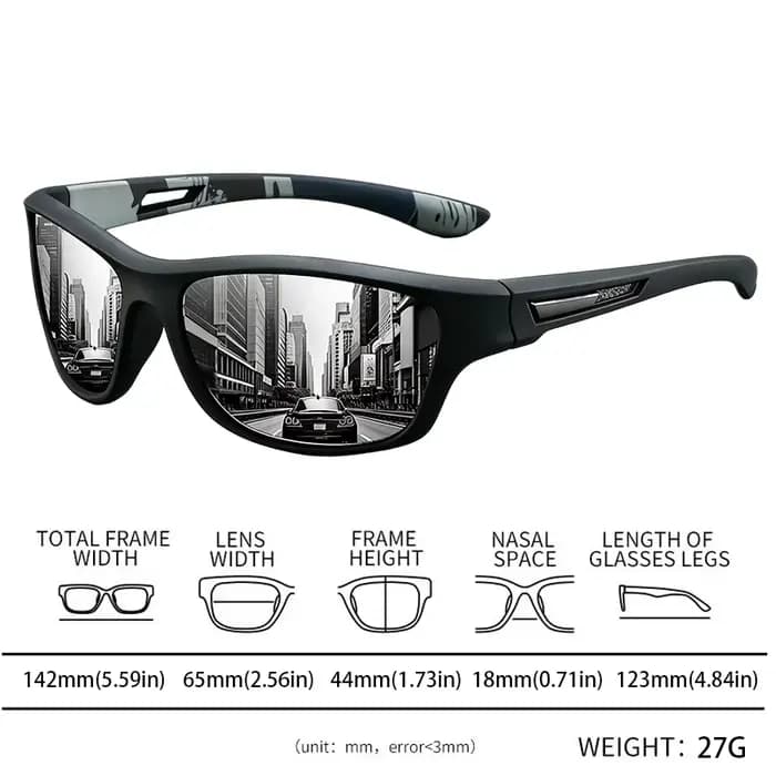 18 Paires de Lunettes de Soleil Sportives Vintage Camouflage pour Hommes et Femmes, Idéales pour la