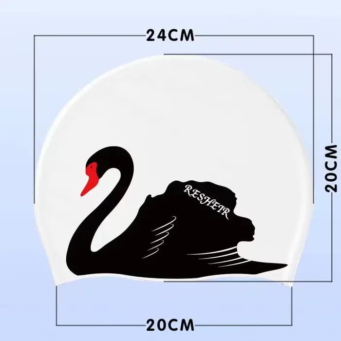Bonnet de bain en Silicone imperméable pour femmes et adultes, bonnet de bain à haute élasticité