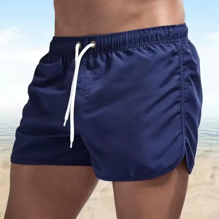 Nouveau short de bain pour homme été 2024, maillot de bain sexy taille basse respirant pour la plage