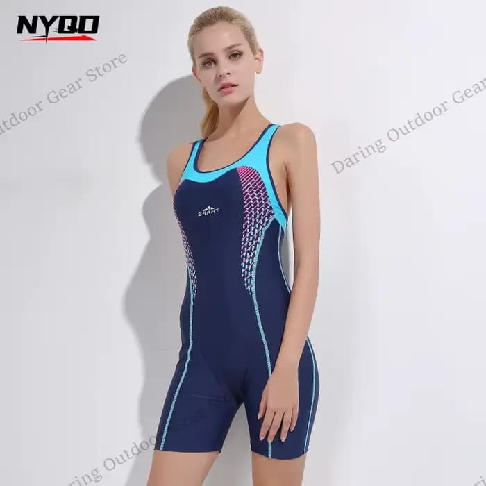 Maillot de bain une pièce pour femme, maillot de bain athlétique sans manches à séchage rapide avec