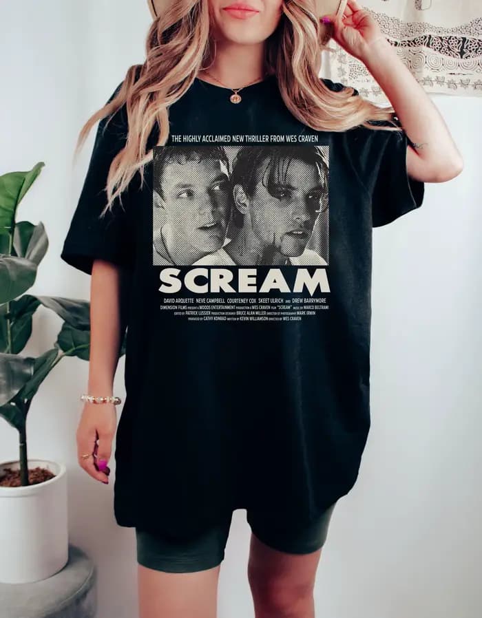 Scream Billy Stu Chemise BillyLoomis Chemise Stu Macher Scream Chemise Scream T-shirt Scream 1996 Ch