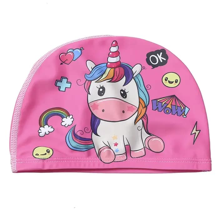 Bonnet de natation en tissu élastique pour enfants, chapeau de protection des oreilles, casquettes d