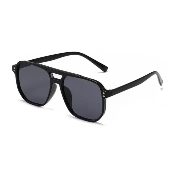 Lunettes de soleil carrées punk anti-UV, protection des yeux pour la plage, lunettes noires, accesso