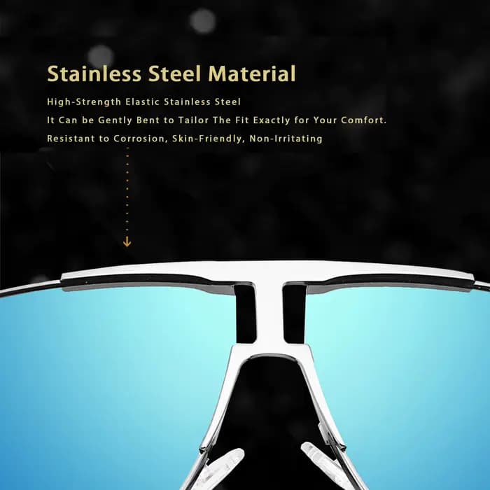 GUZTAG-Lunettes de soleil polarisées classiques pour hommes, en acier inoxydable, vintage, pour l'ex