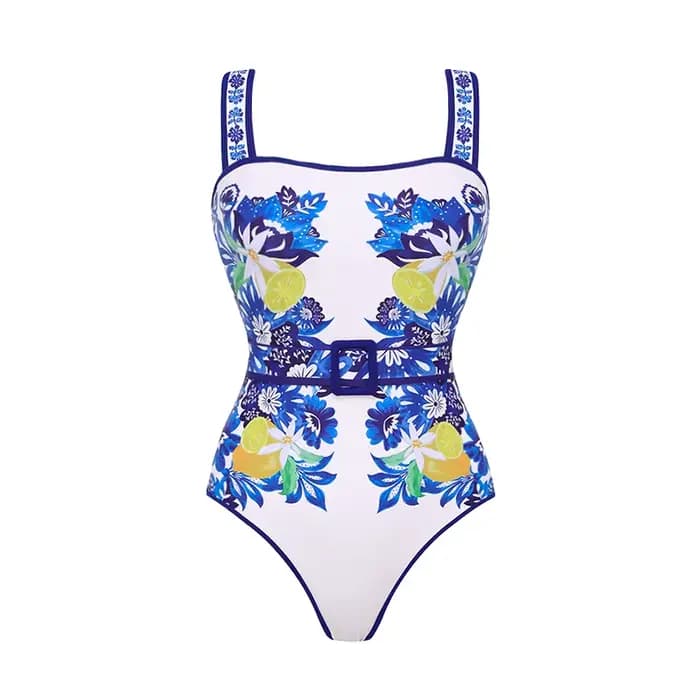 Maillot de bain une pièce imprimé, manches longues, vêtements de plage, body imbibé, liquimanquer de