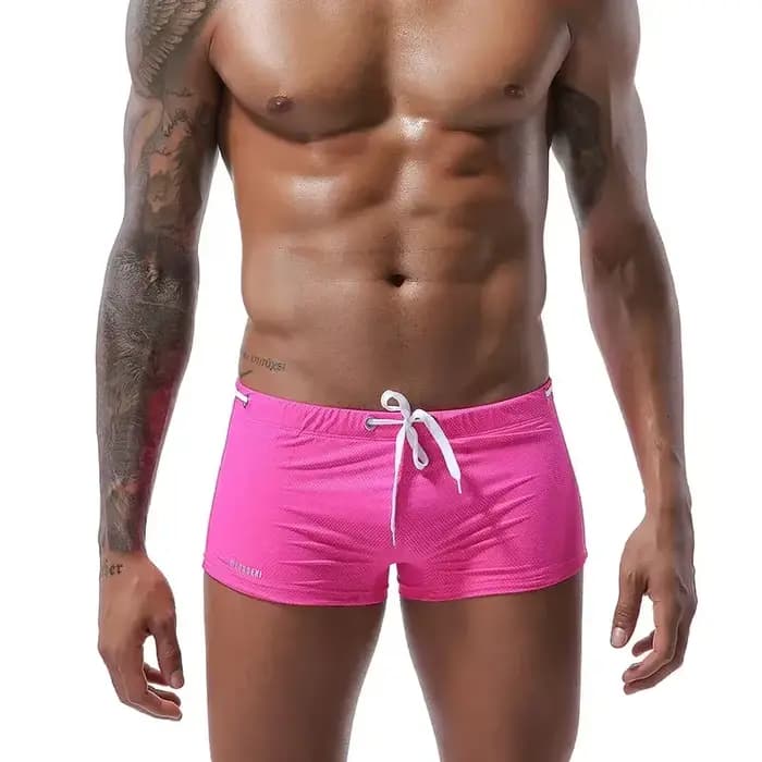 Boxer de bain pour hommes, maillot de bain Sexy, slip de plage, court, brouilleur de Surf, maillot d