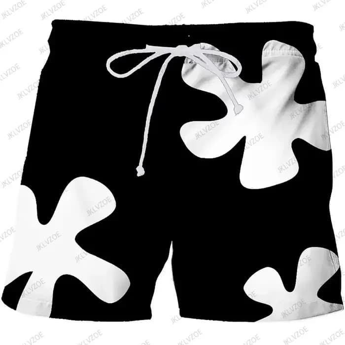 Short de plage à séchage rapide pour hommes et femmes, short de bain Anime 3D, short de bain kkStar,