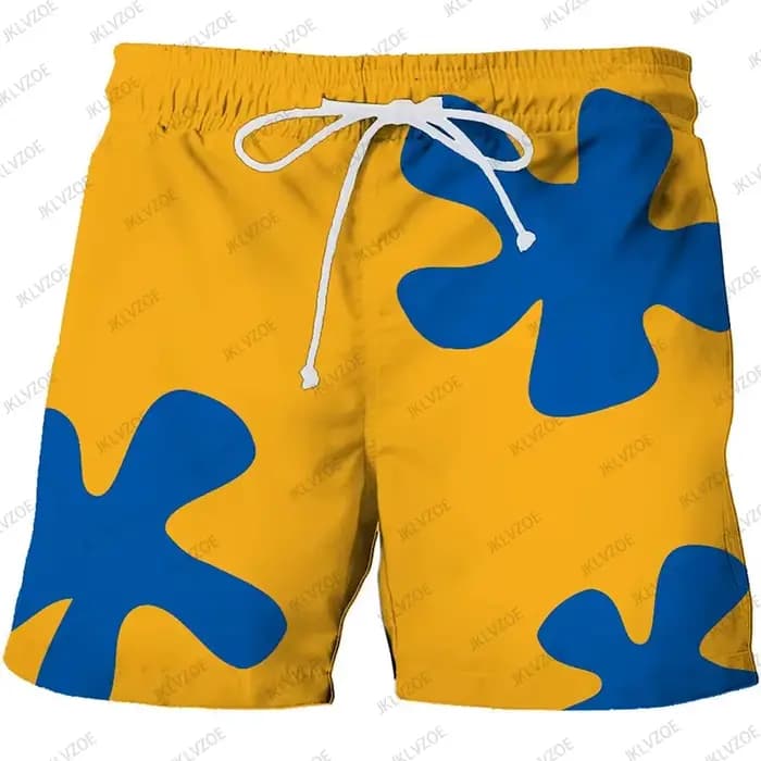 Short de plage à séchage rapide pour hommes et femmes, short de bain Anime 3D, short de bain kkStar,