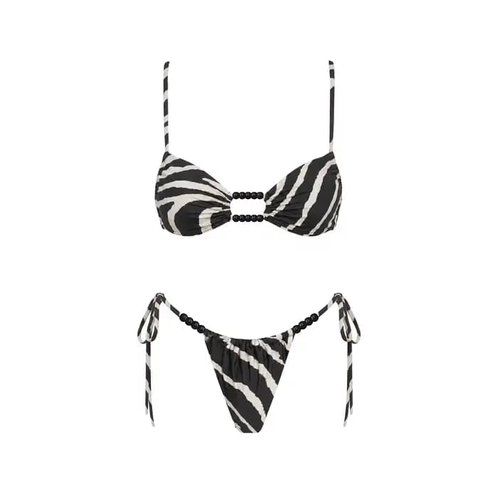 Ensemble bikini 3 pièces Zebra, maillot de bain sexy pour femme, nouvelle collection 2026, maillot d