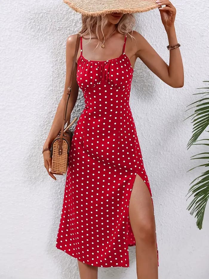 Robe de plage style Boho pour femmes, imprimé Floral, bretelles Spaghetti, imprimé, bretelles élégan
