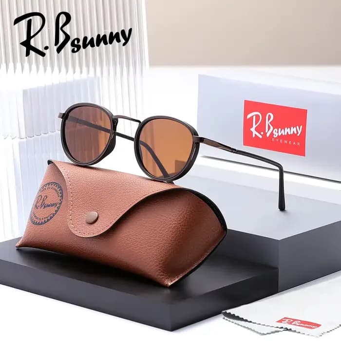 Lunettes de soleil polarisées UV400 pour hommes et femmes, monture ronde rétro, accessoires de condu