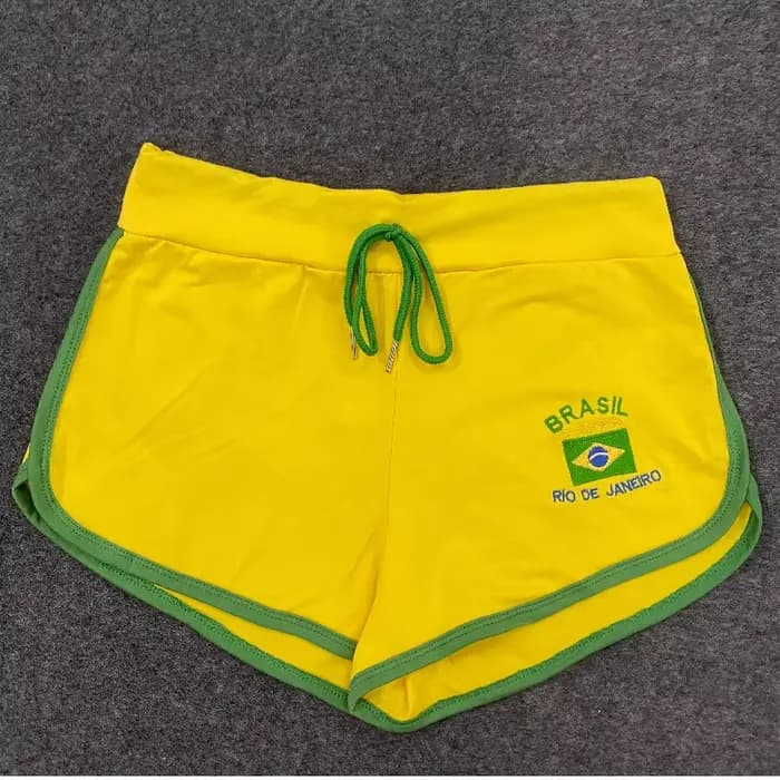 Nouveau short d'été top ensemble brésilien lettre brodée femmes ensemble casual Y2K sport style