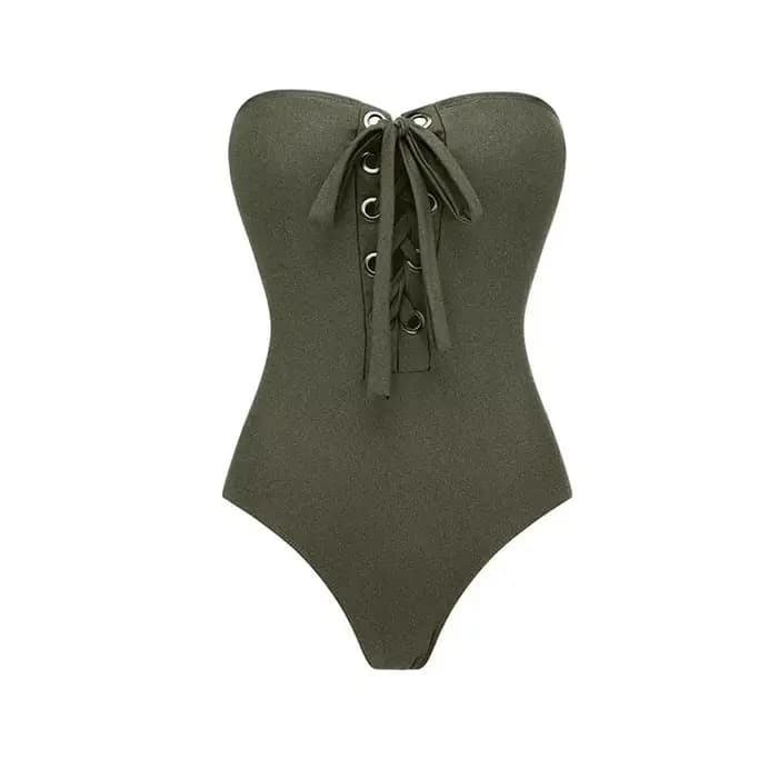 Maillot de bain une pièce sexy sans bretelles pour femme 2025 – Maillot de bain flatteur et sexy ave