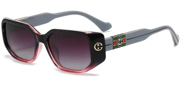 Ins 2025 nouvelle tendance De la mode lunettes De soleil polarisées hommes et femmes rue tir polygon