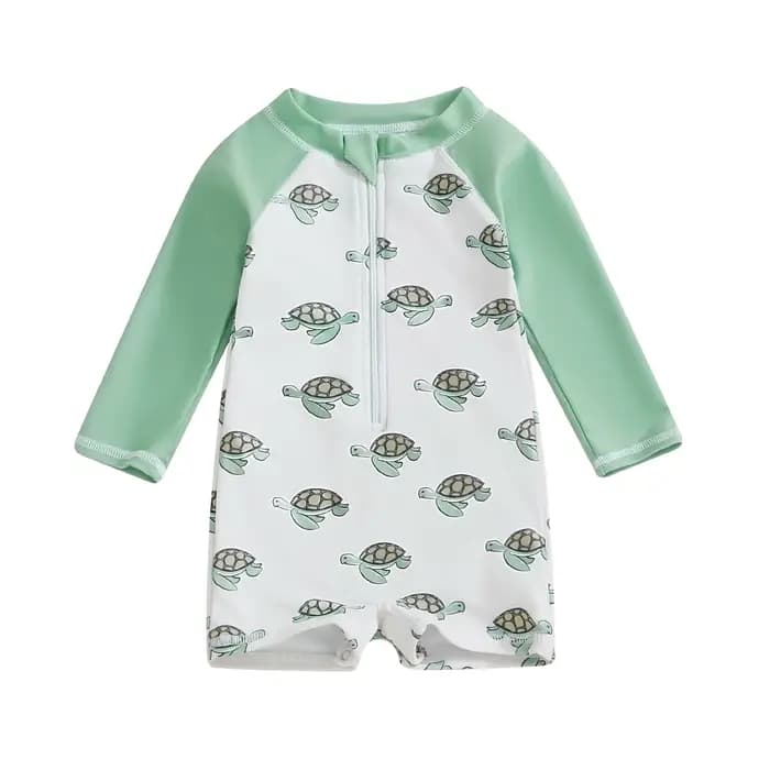 MISOWMNChain-Maillot de bain d'été décontracté pour bébés garçons, imprimé tortue de dessin animé, m