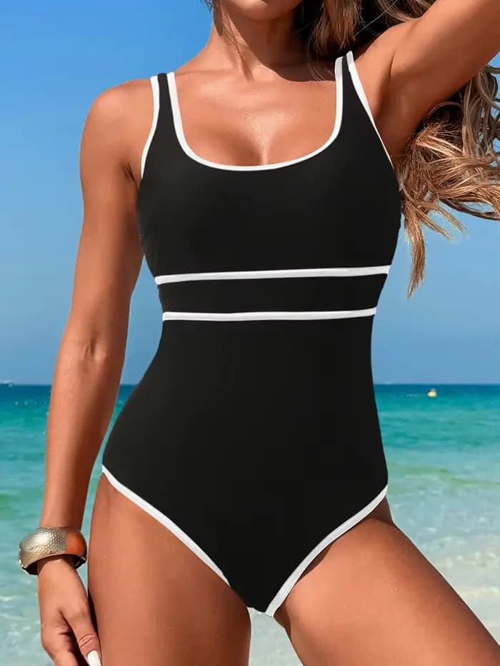 Maillot de bain vintage 2026 pour femme, une pièce imprimé, sexy et sportif, combinaison de bain, te