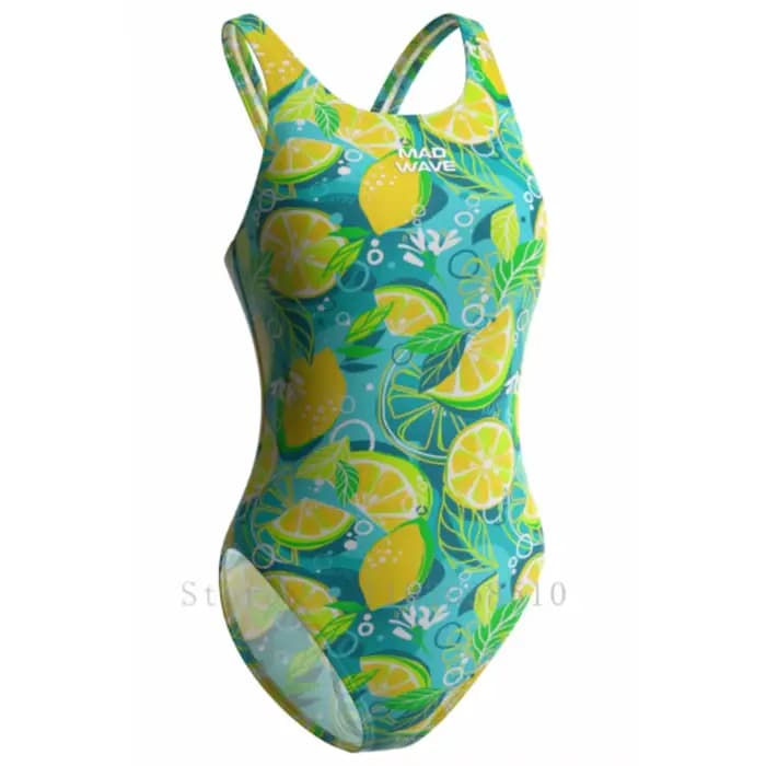 Mad wave Triathlon entraînement maillot de bain femmes croisé dos une pièce décontracté plage maillo