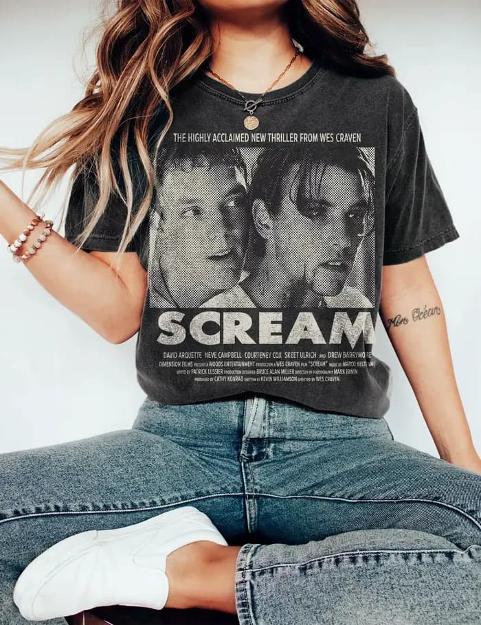 Scream Billy Stu Chemise BillyLoomis Chemise Stu Macher Scream Chemise Scream T-shirt Scream 1996 Ch