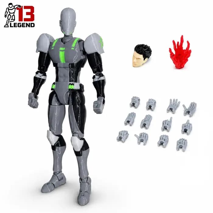 Figurine d'action Legend13 BUG EYED MARK imprimée en 3D, modèle d'anime imprimé en 3D T13, multi-art