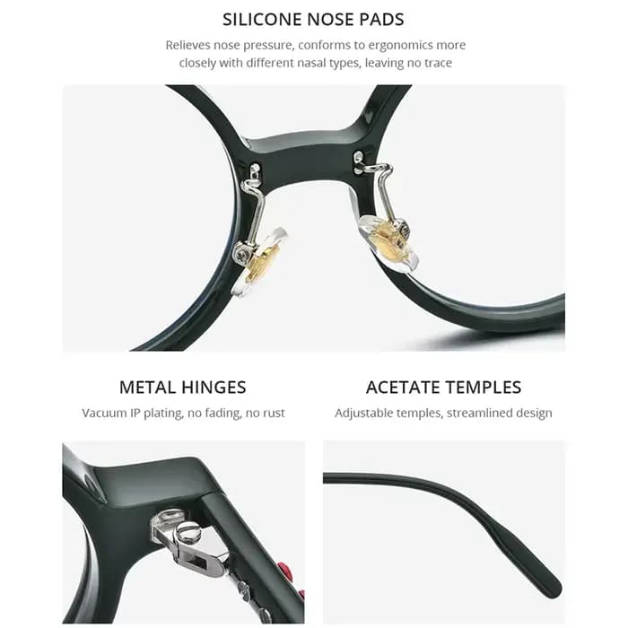 HEPIDEM acétate lunettes cadre hommes marque concepteur rond femmes Nerd lunettes japonais à la main