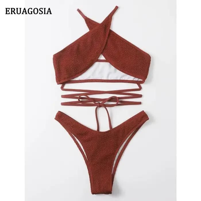 Maillot de bain bandeau sexy pour femmes, maillot de bain bikini, ensemble bikini femme, bretelles p