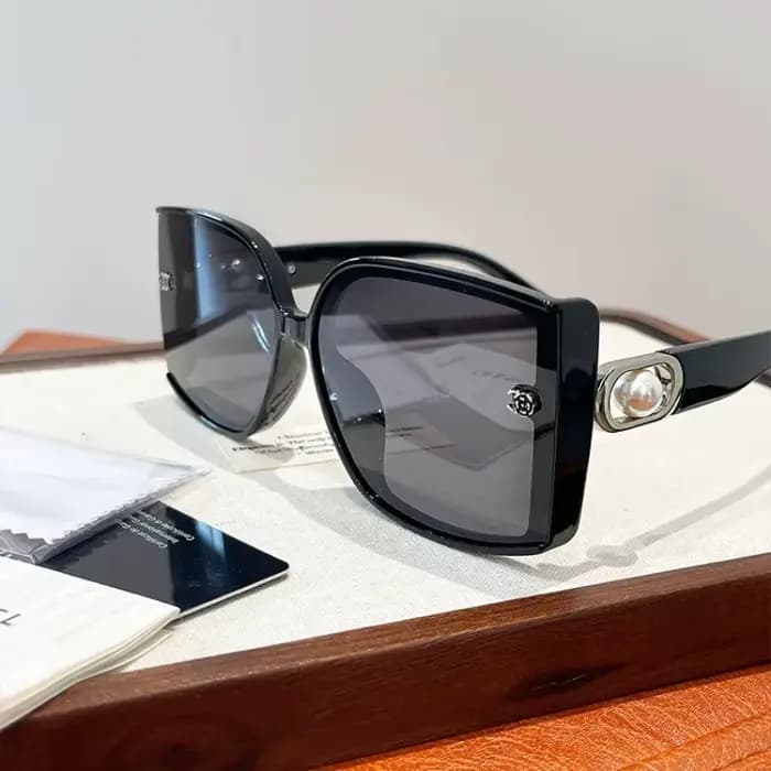 Lunettes De soleil polarisées carrées UV400 pour femmes, Protection solaire élégante avec perles, su