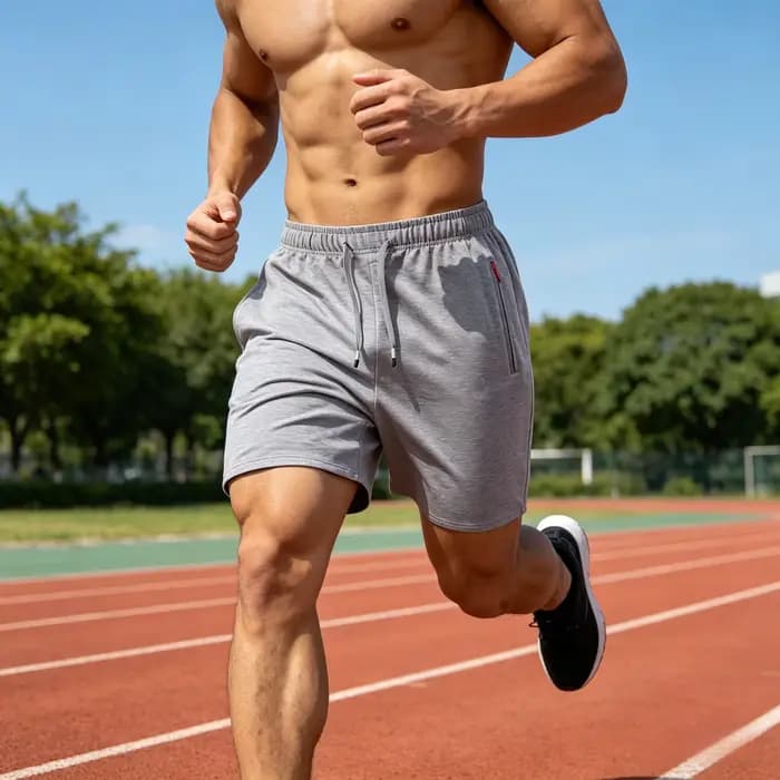 Shorts en coton pour hommes grande taille, coupe ample et décontractée, shorts d'été confortables av