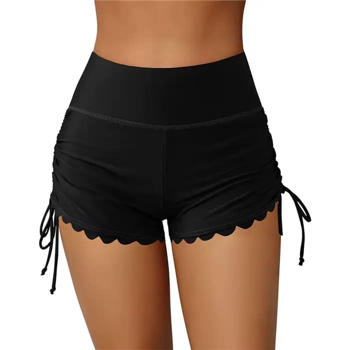 Short de bain taille haute pour femme, short de bain, short de surf, short de bain pour femme, short