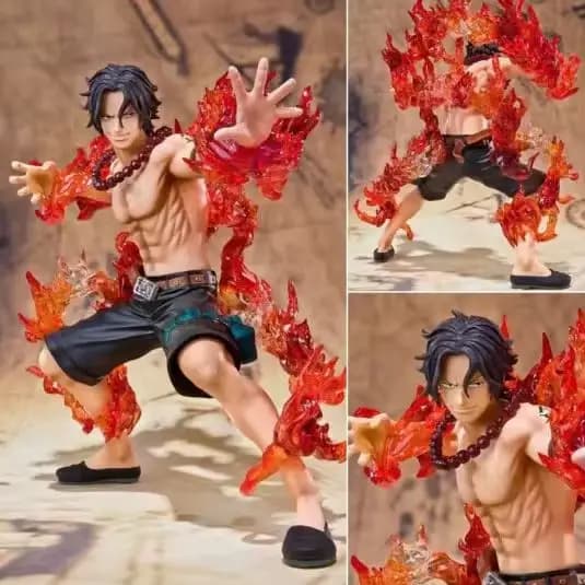 Figurines d'action de feu Portgas D ZanBattle, figurine de collection d'anime japonais, modèle en PV