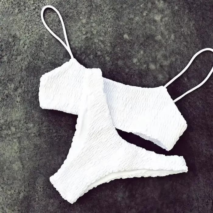 Maillot de bain sexy pour femme, soutien-gorge push-up rembourré, bikini, ensemble deux pièces, vête
