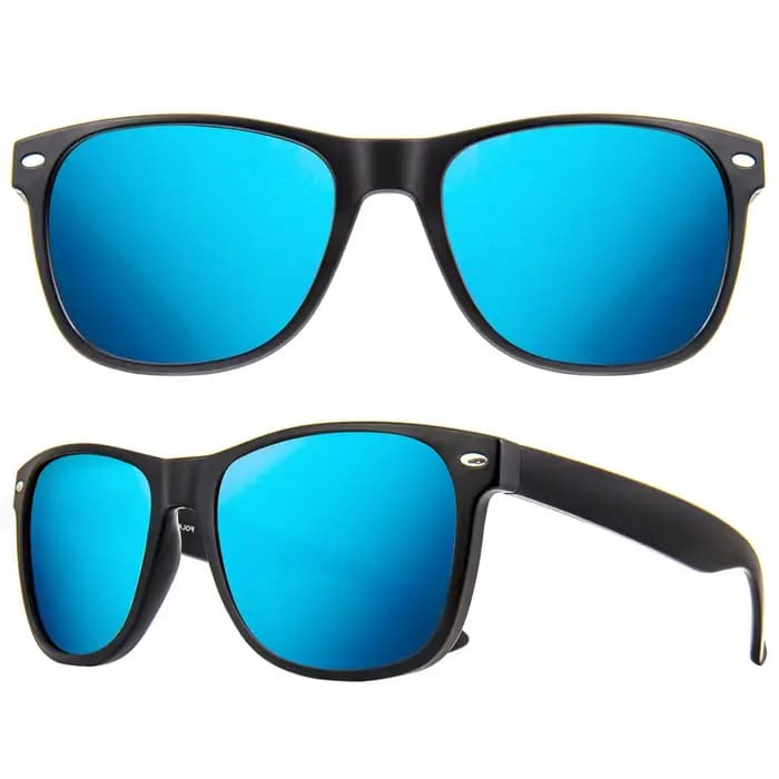 Jcorde I-Lunettes de soleil polarisées pour hommes et femmes, protection UV 400, monture en bois, 88
