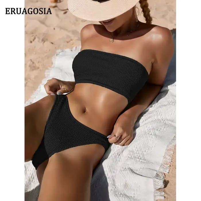 Ensemble bikini brésilien pour femmes, bikinis bandage sexy, maillot de bain push-up, maillot de bai