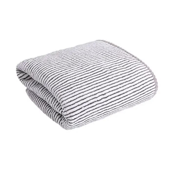 Serviette de bain en fibre de charbon de bambou antibactérienne, douce et absorbante, pour la maison