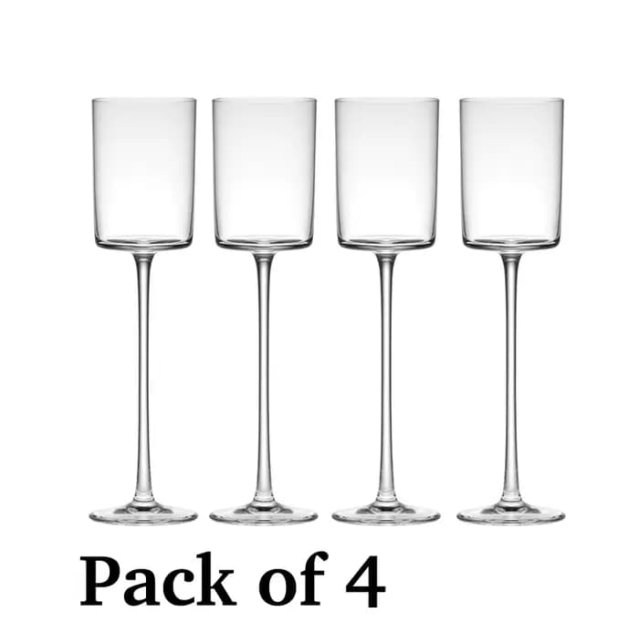 4 verres à champagne, verres à cocktail, design élégant, soufflés à la main, sans plomb, ensemble de