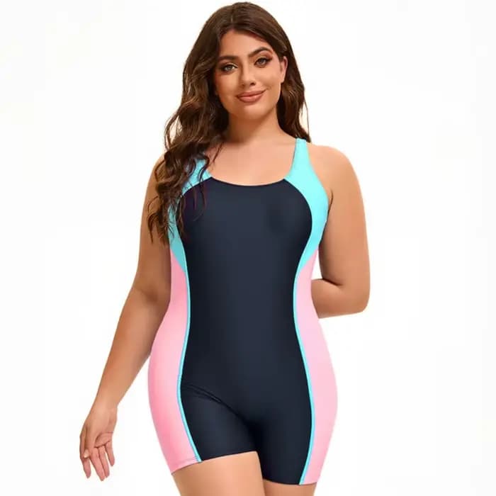 Une pièce grande taille taille haute Bikini femmes Push Up grande taille maillot de bain été Mujer g