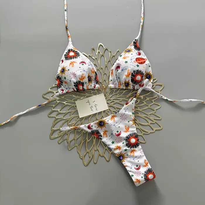 Maillot de bain bikini sexy 2026, nouveau modèle, deux pièces, pour femme, tendance, élégant, à la m