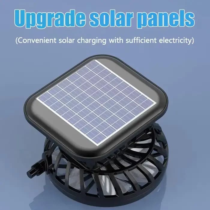 Chapeau solaire à double ventilateur à large bord, pour Camping en plein air, pêche, Anti-UV, pour h