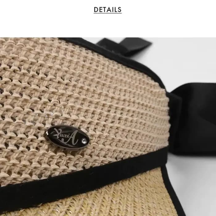 Chapeaux de paille pour femmes, chapeau de plage, protection solaire contre les UV, casquette à gros